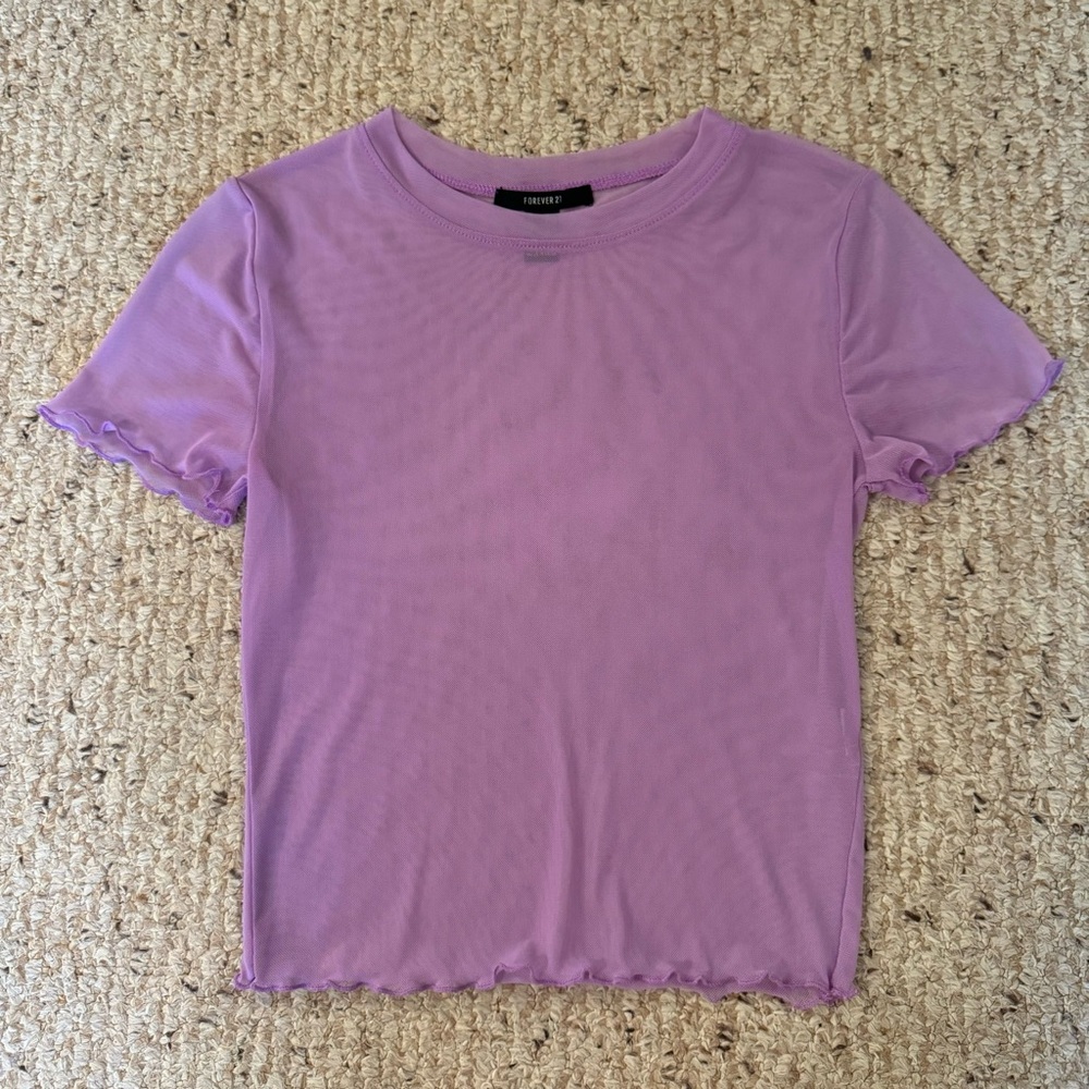 *3 for $9* Sheer Mesh Top